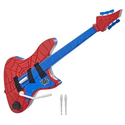 The Lord of the Rings Aragorn Action Figure with Andúril Sword and Gondorian ArmorMarvel Spider-Man: Across the Spider-Verse Spider-Punk Web Blast Spider-Man Guitar Toy