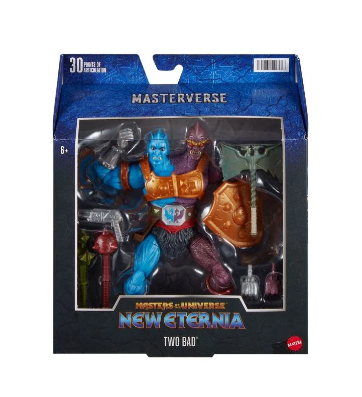 Teenage Mutant Ninja Turtles Leonardo Action Figure with Katana Swords and Shell BackpackMasters Of The Universe New Eternia Masterverse Two Bad Figure