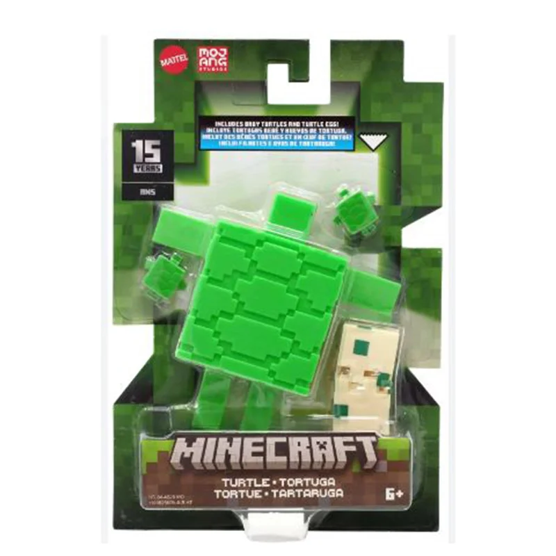 Sonic the Hedgehog Action Figure with Super - Speed Base and Ring CollectiblesMattel Minecraft Turtle Action Figure