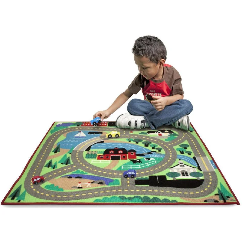 Remote - Controlled High - Speed Off - Road Buggy with All - Terrain Tires and SuspensionMelissa & Doug Round the Town Road Rug & Car Set