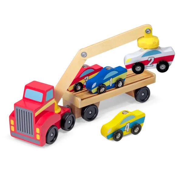 Natural Wood Jigsaw Puzzle of a Scenic Landscape for Relaxing HobbiesMelissa & Doug Wooden Car Loader Natural Wood Jigsaw Puzzle of a Scenic Landscape for Relaxing HobbiesMelissa & Doug Wooden Car Loader