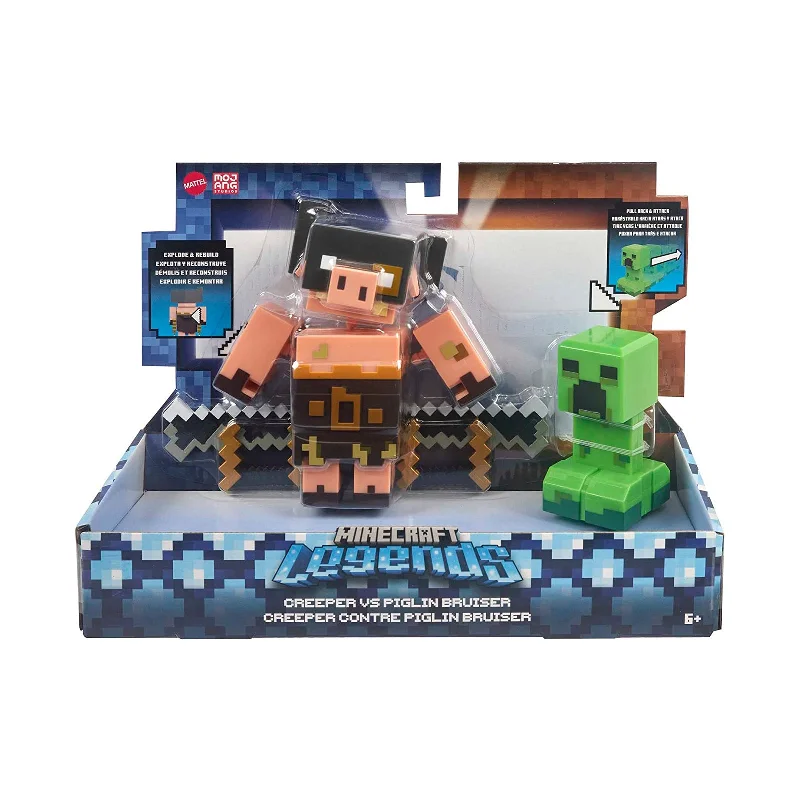 Anime Naruto Uzumaki Action Figure in Sage Mode with Multiple Hand SealsMinecraft Legends Creeper Vs Piglin Bruiser Action Figure Set Anime Naruto Uzumaki Action Figure in Sage Mode with Multiple Hand SealsMinecraft Legends Creeper Vs Piglin Bruiser Action Figure Set