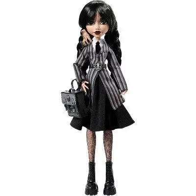 Star Wars Darth Vader Action Figure with Poseable Lightsaber and Force - Choke AccessoryMonster High x Wednesday Collectible Wednesday Addams Doll with Thing