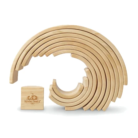 Hand - Carved Wooden Alphabet Blocks for Early Learning and Toddler DevelopmentNatural Wooden Arches Hand - Carved Wooden Alphabet Blocks for Early Learning and Toddler DevelopmentNatural Wooden Arches