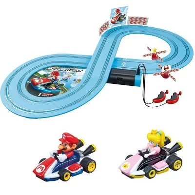 Hello Kitty Action Figure with Bow - Adorned Outfit and Miniature Sanrio ItemsCarrera First Mario Kart Racing Set - featuring Mario and Peach