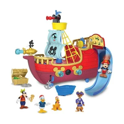 Stranger Things Eleven Action Figure with Psychic - Energy Effect and Demogorgon TargetDisney Junior Mickey Mouse Funhouse Treasure Adventure Pirate Ship