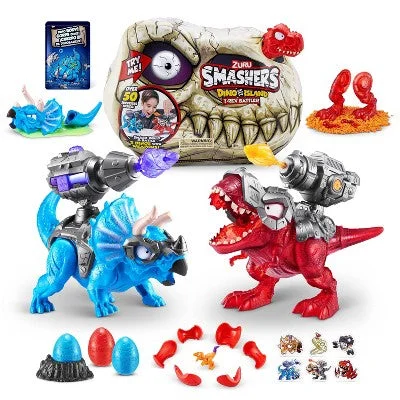 Sonic the Hedgehog Action Figure with Super - Speed Base and Ring CollectiblesOpen Box - ZURU Smashers Dino Island T-Rex Battles Surprise Mini Figures