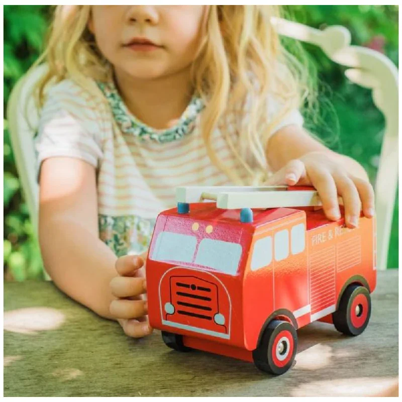 Model Kit of a Vintage Volkswagen Beetle for DIY CustomizationOrange Tree Toys - Vintage Wooden Fire Engine Model Kit of a Vintage Volkswagen Beetle for DIY CustomizationOrange Tree Toys - Vintage Wooden Fire Engine