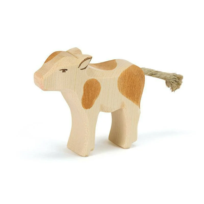 Sustainable Wood Marble Run Set with Multiple Tracks and Marble StorageOstheimer Brown & White Calf Sustainable Wood Marble Run Set with Multiple Tracks and Marble StorageOstheimer Brown & White Calf