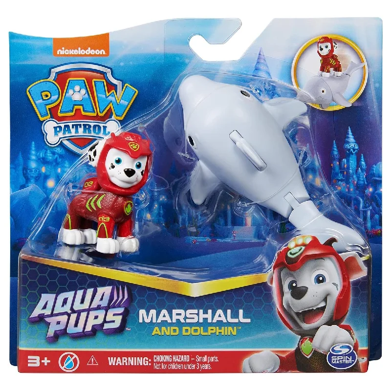 DC Super Hero Girls Wonder Woman Action Figure with Lasso of Truth and ShieldPAW Patrol Aqua Pups: Marshall and Dolphin Figures