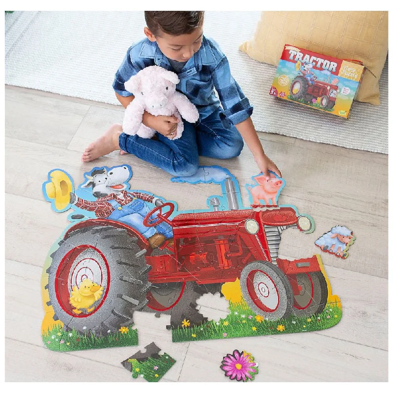 Battery - Operated Ride - On Tractor for Toddlers with Farmer - Themed AccessoriesPeaceable Kingdom - Shiny Tractor Floor Puzzle Battery - Operated Ride - On Tractor for Toddlers with Farmer - Themed AccessoriesPeaceable Kingdom - Shiny Tractor Floor Puzzle