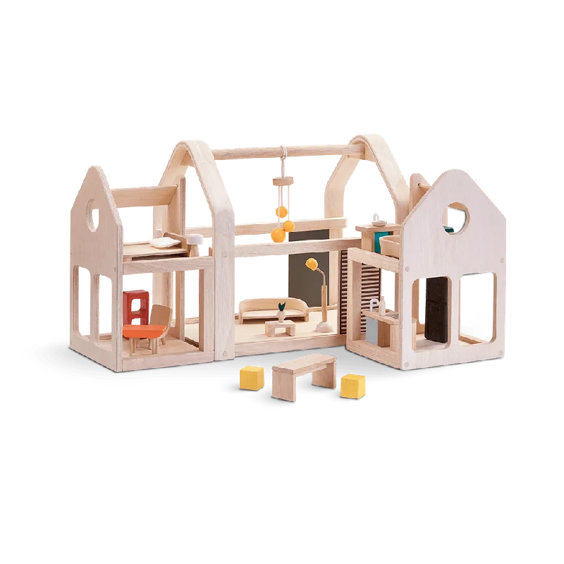 Handmade Wooden ABC Puzzle with Raised Letters for Tactile Learning ExperienceSlide-N-Go Dollhouse