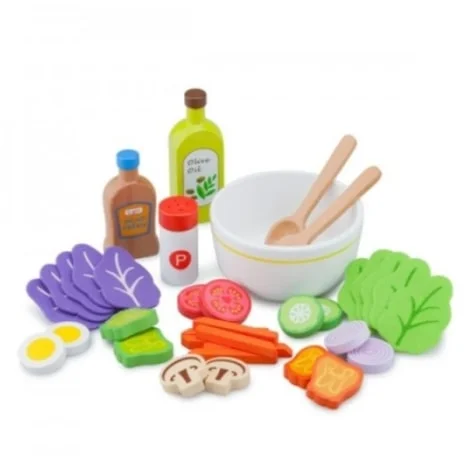 Wooden Musical Instrument Set including a Xylophone and Maracas for Little MusiciansPlay Food Salad Set - 36pc by New Classic Toys Wooden Musical Instrument Set including a Xylophone and Maracas for Little MusiciansPlay Food Salad Set - 36pc by New Classic Toys