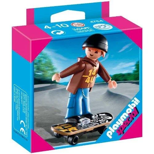 Minecraft Steve Action Figure with Crafting Table and PickaxePlaymobil Skateboarder