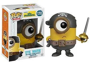 Minecraft Steve Action Figure with Crafting Table and PickaxePop Movies: Minions Eye, Matie