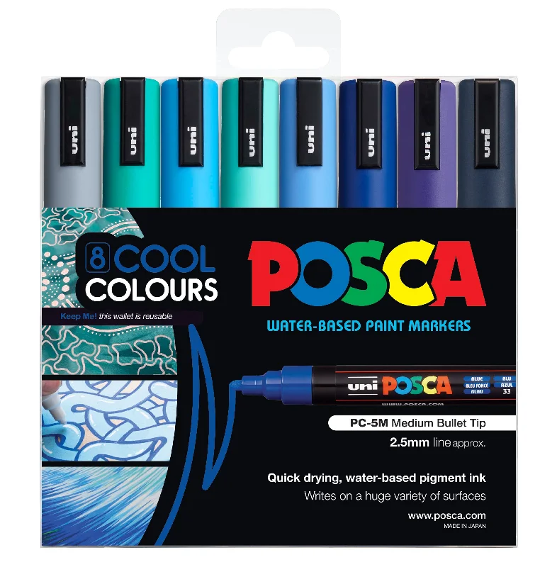 Natural Finish Wooden Scroll Bars for Displaying Traditional Chinese PaintingsPosca Paint Marker PC-5M 1.8-2.5mm Bullet Tip 8 Piece Pack Cool Colours Natural Finish Wooden Scroll Bars for Displaying Traditional Chinese PaintingsPosca Paint Marker PC-5M 1.8-2.5mm Bullet Tip 8 Piece Pack Cool Colours