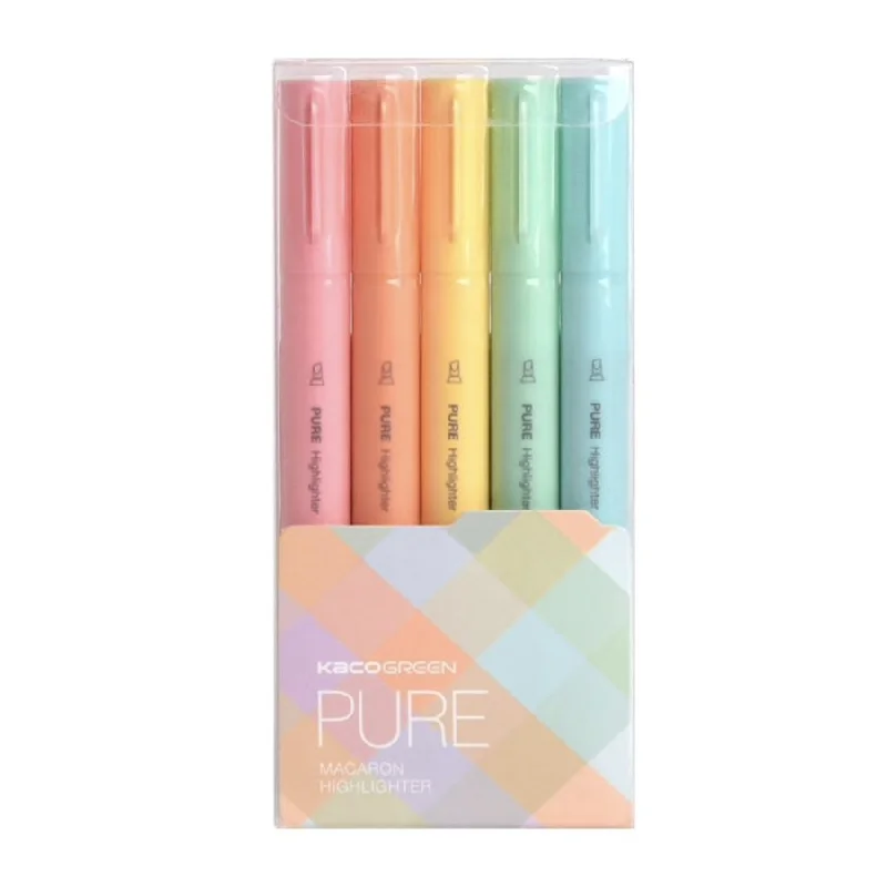 Pure Macaron Highlighter - Five color Pack
