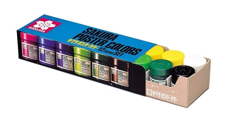 Sakura Poster Colors Pack of 12
