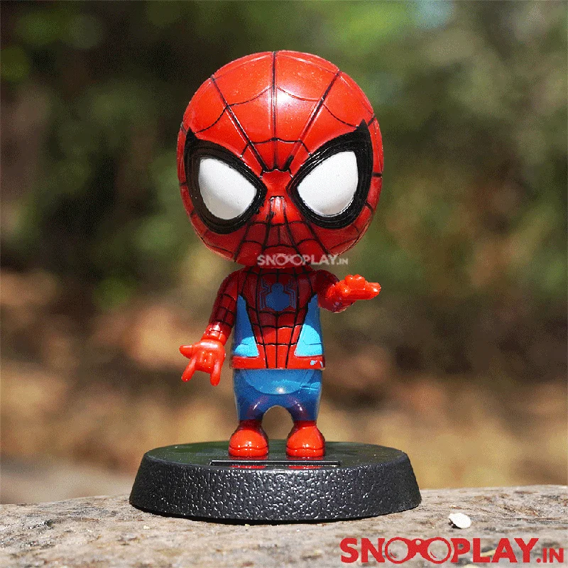 Sonic the Hedgehog Action Figure with Super - Speed Base and Ring CollectiblesSpiderman Bobblehead (Solar Powered)