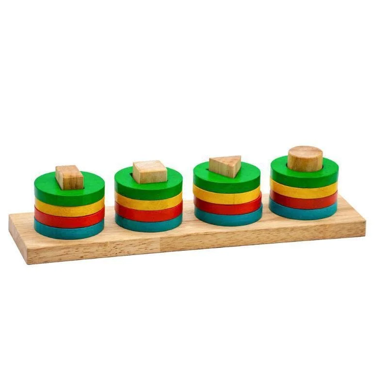 Hand - Painted Wooden Animal Figurines Set for Nursery Decor and Pretend PlaySorting Bar Hand - Painted Wooden Animal Figurines Set for Nursery Decor and Pretend PlaySorting Bar