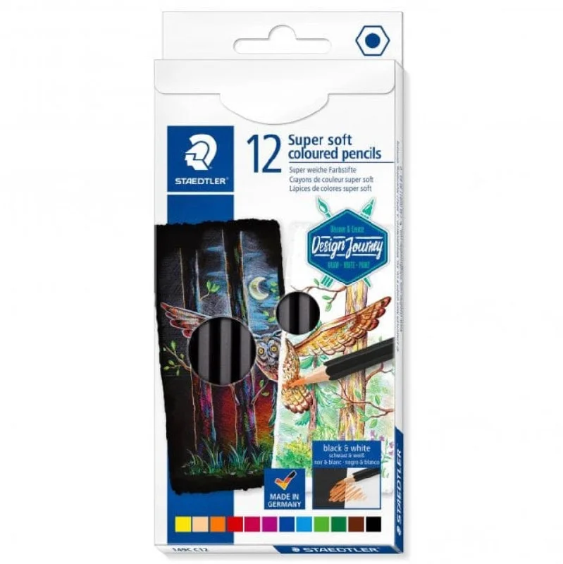 Staedtler Design Journey Super Soft Coloured Pencils