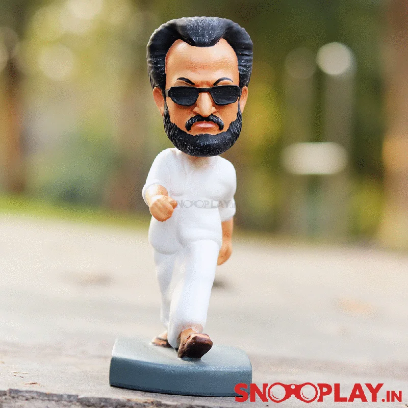 Stranger Things Eleven Action Figure with Psychic - Energy Effect and Demogorgon TargetSuperstar Rajinikanth Petta Action Figure Bobblehead