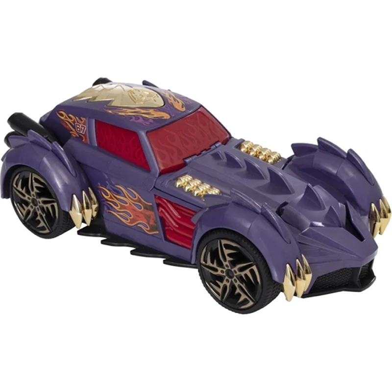 Battery - Operated Ride - On Tractor for Toddlers with Farmer - Themed AccessoriesTeamsterz Mighty Moverz NIght Crawler Purple