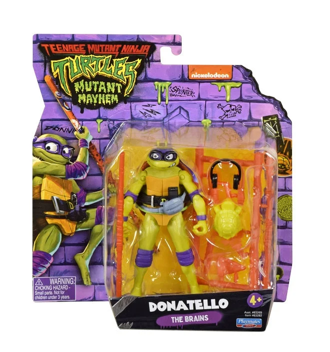 Disney Frozen Elsa Action Figure with Sparkling Dress and Magic WandTeenage Mutant Ninja Turtles: Mutant Mayhem Basic Figure - Donatello Disney Frozen Elsa Action Figure with Sparkling Dress and Magic WandTeenage Mutant Ninja Turtles: Mutant Mayhem Basic Figure - Donatello
