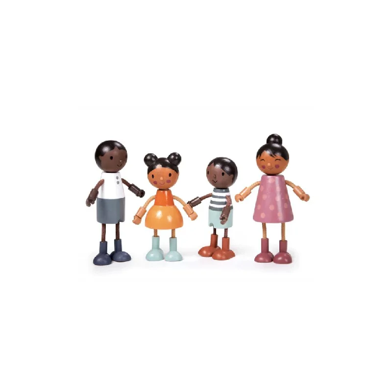 Rustic - Style Wooden Train Set with Tracks and Passenger Cars for Toddler EntertainmentHummingbird Doll Family Rustic - Style Wooden Train Set with Tracks and Passenger Cars for Toddler EntertainmentHummingbird Doll Family