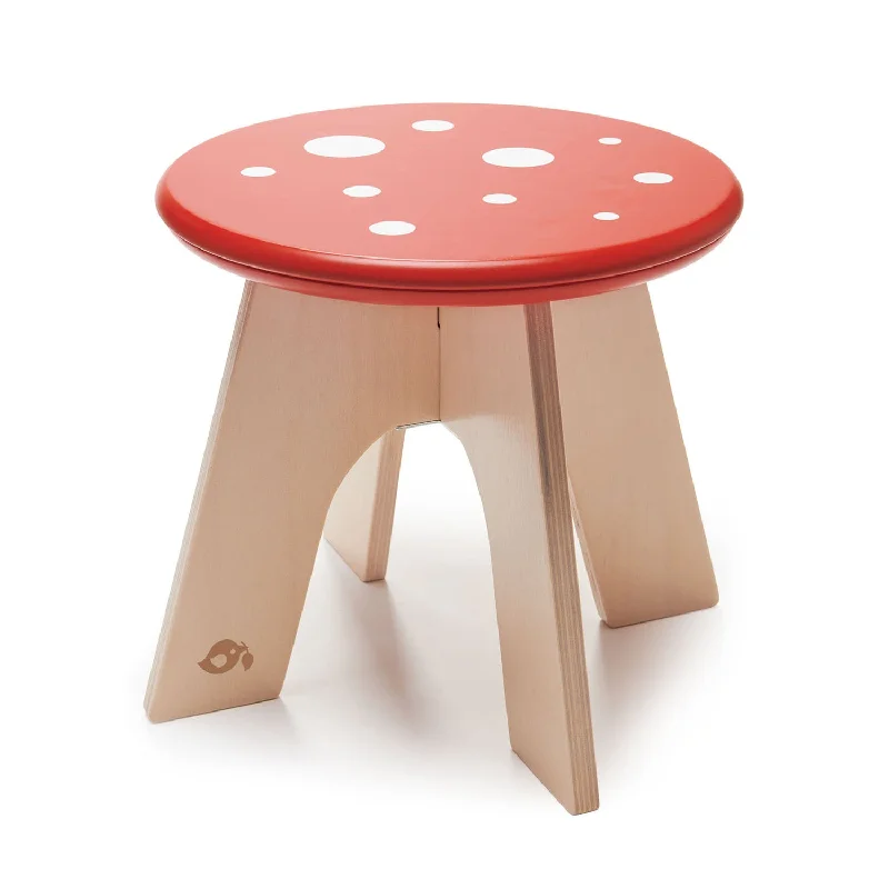 Sustainable Wood Marble Run Set with Multiple Tracks and Marble StorageWooden Toadstool Seat Sustainable Wood Marble Run Set with Multiple Tracks and Marble StorageWooden Toadstool Seat