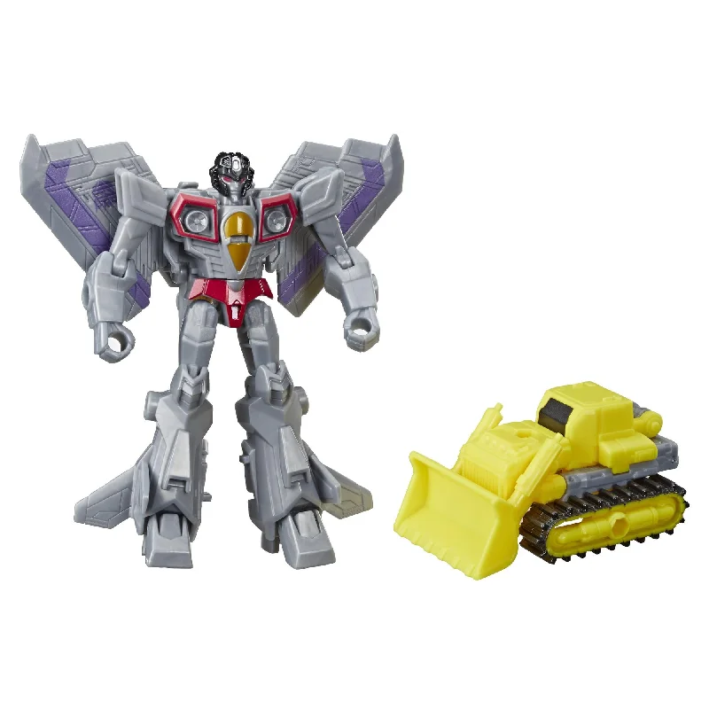 Pokémon Pikachu Action Figure with Electric - Charge LED and Poké BallTransformers Cyberverse Power Of The Spark Starscream & Demolition Destroyer