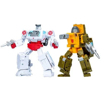 Barbie Fashionista Action Figure with Trendy Streetwear and AccessoriesTransformers Movie Studio Series Brawn and Autobot Ratchet Action Figure Set - 2pk