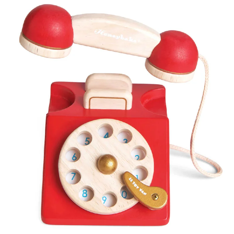 Hand - Painted Wooden Animal Figurines Set for Nursery Decor and Pretend PlayVintage Wooden Toy Telephone - Honeybake by Le Toy Van Hand - Painted Wooden Animal Figurines Set for Nursery Decor and Pretend PlayVintage Wooden Toy Telephone - Honeybake by Le Toy Van