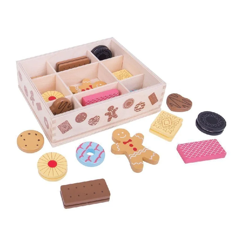 Wooden Musical Instrument Set including a Xylophone and Maracas for Little MusiciansBigjigs Wooden Box of Biscuits