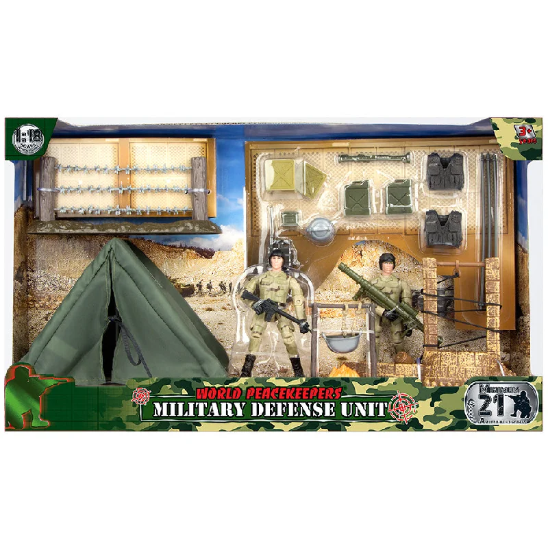 The Lord of the Rings Aragorn Action Figure with Andúril Sword and Gondorian ArmorWorld Peacekeepers Military Camping Site