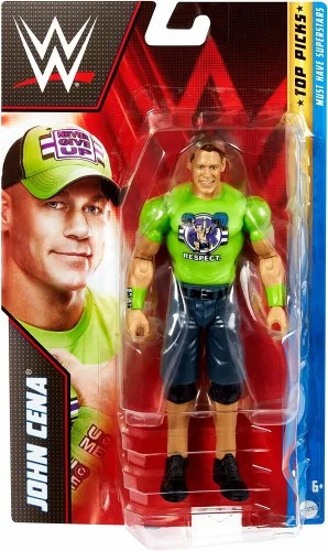 Star Wars Darth Vader Action Figure with Poseable Lightsaber and Force - Choke AccessoryWWE Top Picks Figure John Cena Green Respect T-Shirt