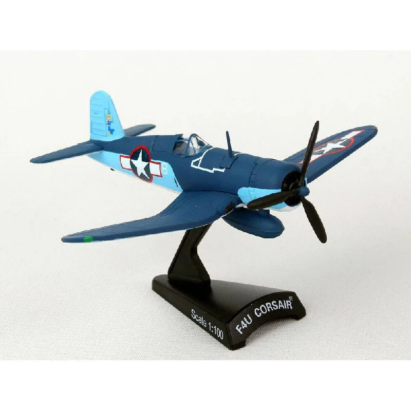 High - Quality Solid Wood Car Models Toys for Car Enthusiast Toddlers1/100 F4U Corsair VMF422