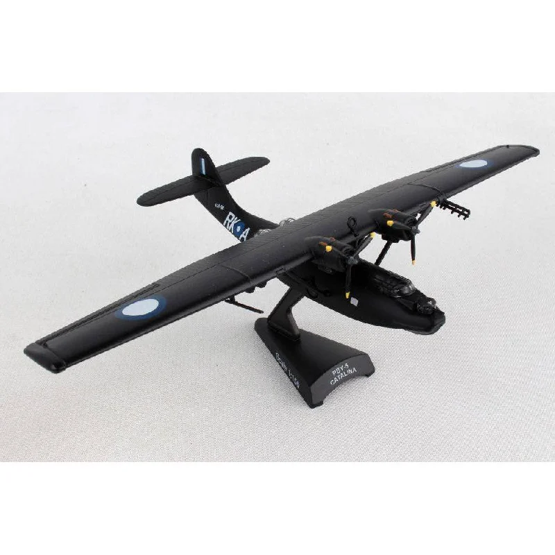 Precision - Crafted Solid Wood Bridge Models Toys for Engineering - Minded Kids1/150 RAAF PBY5A Catalina Black Cat