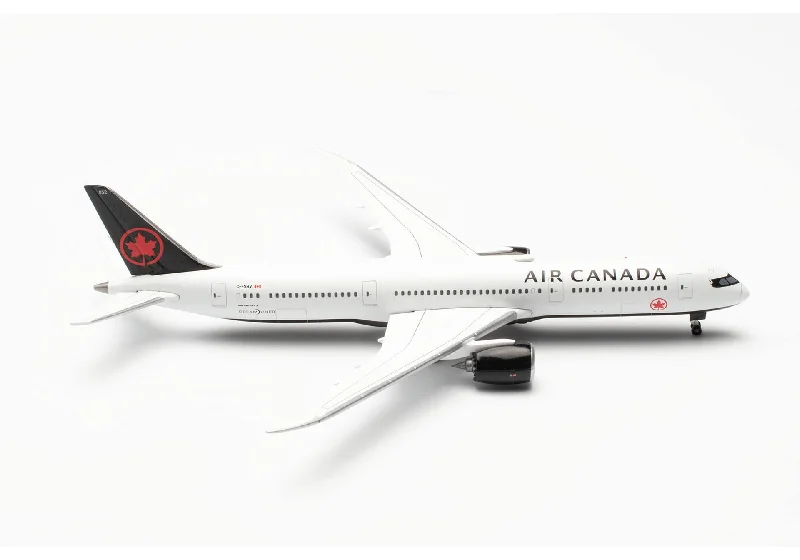 Precision - Cut Solid Wood Train Models Toys for Railway Fans1/500 Air Canada Boeing 7879 Dreamliner CFSBV