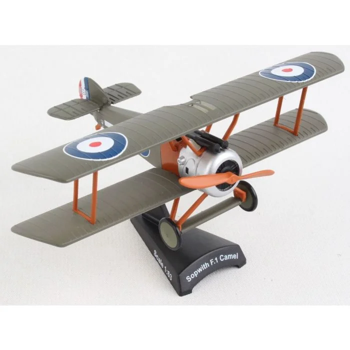 High - Grade Solid Wood Military Vehicle Models Toys for War History Buffs1/63 AFC Australian Flying Corp. Sopwith Camel