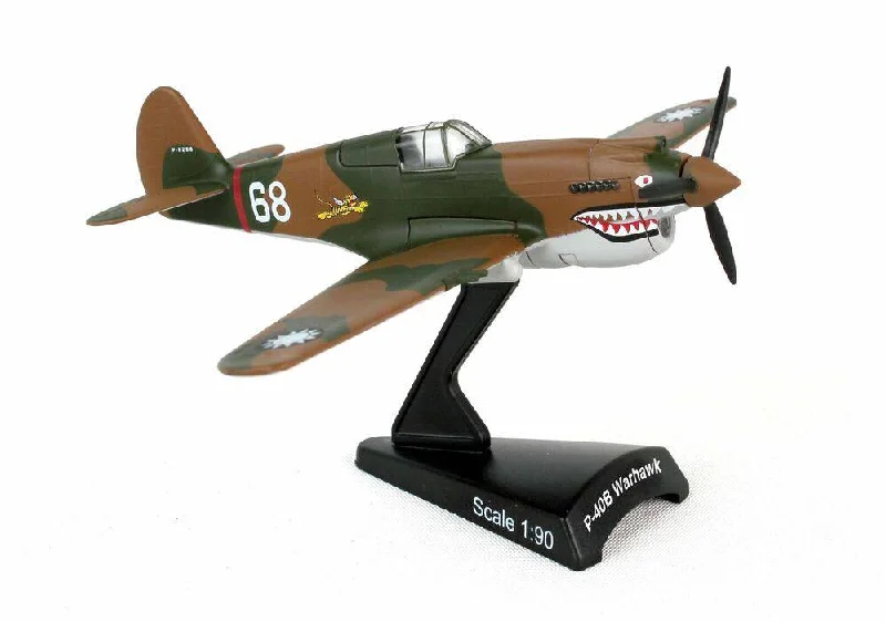 Natural Finish Solid Wood Musical Instrument Models Toys for Music Lovers1/90 Curtiss P40B Warhawk   Hells Angels