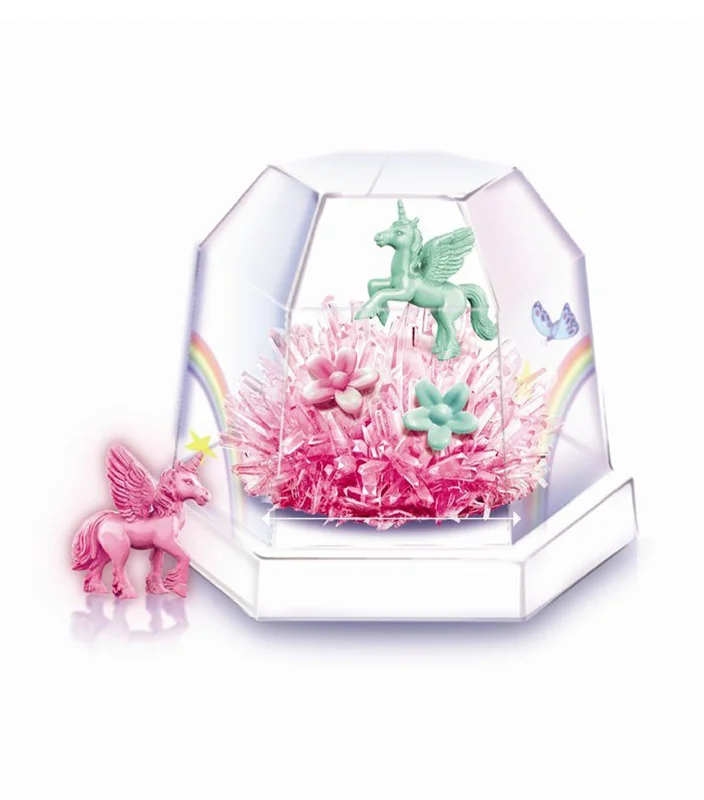 Solid Wood Educational Toys with a Coding and Logic - Building GameUnicorn Crystal Terrarium