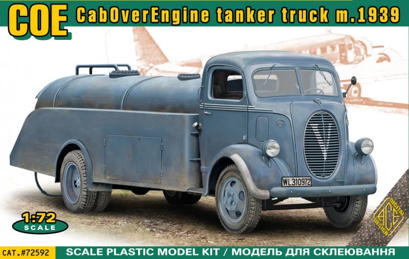 Model Kit of a Vintage Volkswagen Beetle for DIY CustomizationAce 72592 1:72 COE (Cab Over Engine) tanker truck m.1939 Model Kit of a Vintage Volkswagen Beetle for DIY CustomizationAce 72592 1:72 COE (Cab Over Engine) tanker truck m.1939