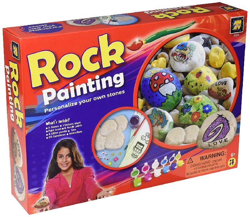 Hand - Made Wooden Educational Toys with a Space - Exploration SimulationAmav Creative Craft Rock Painting Non-Toxic Acrylic Paint Set - 39 Pieces Hand - Made Wooden Educational Toys with a Space - Exploration SimulationAmav Creative Craft Rock Painting Non-Toxic Acrylic Paint Set - 39 Pieces