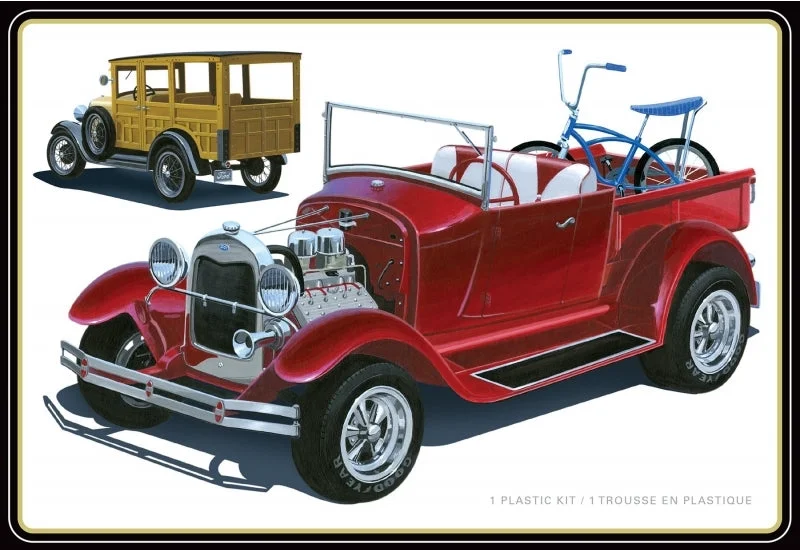 Die - Cast Model of a London Double - Decker Bus with Detailed Interior and ExteriorAMT 1269 1:25 1929 Ford Woody Pickup Die - Cast Model of a London Double - Decker Bus with Detailed Interior and ExteriorAMT 1269 1:25 1929 Ford Woody Pickup