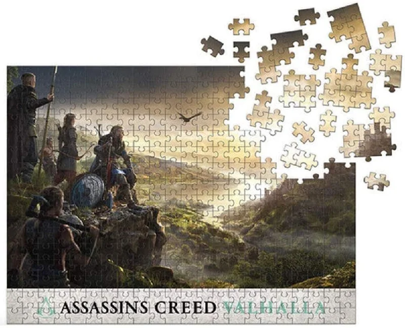 Interactive Video Games Toy Storytelling Sets Inspired by Story - Driven Indie GamesAssassin's Creed Valhalla: Raid Planning 1000 Piece Jigsaw Puzzle