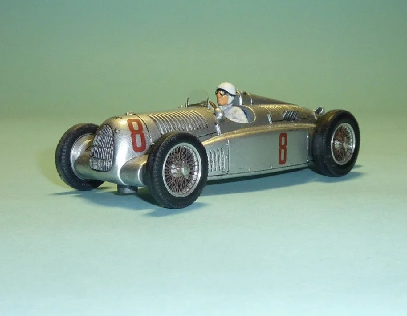 High - Quality Solid Wood Car Models Toys for Car Enthusiast ToddlersAuto Union 1938 C-type (GP-124) High - Quality Solid Wood Car Models Toys for Car Enthusiast ToddlersAuto Union 1938 C-type (GP-124)