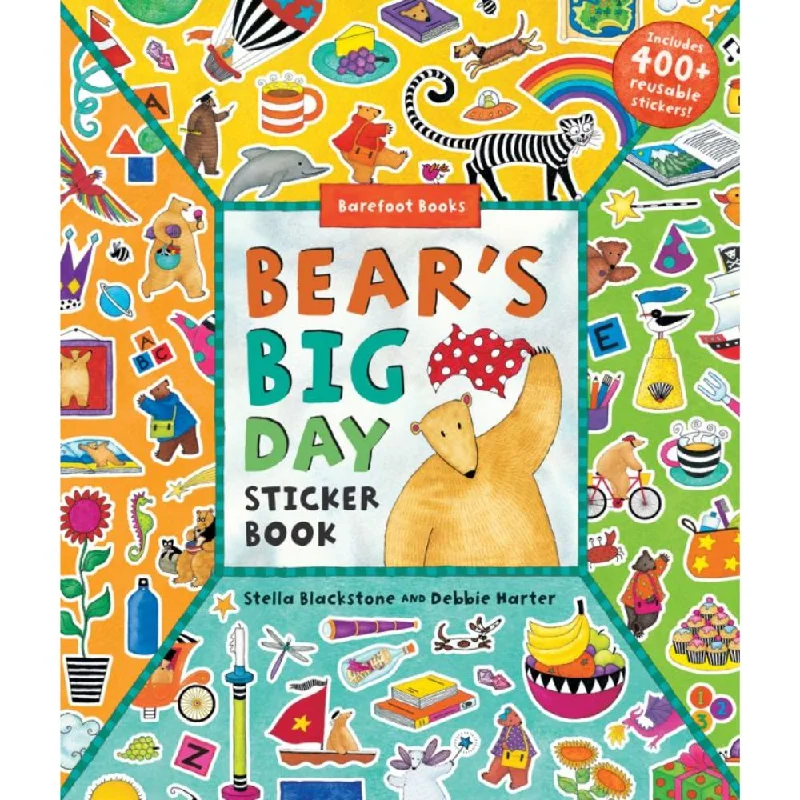 Solid Wood Educational Toys with a Coding and Logic - Building GameBear's Big Day Sticker Book Solid Wood Educational Toys with a Coding and Logic - Building GameBear's Big Day Sticker Book