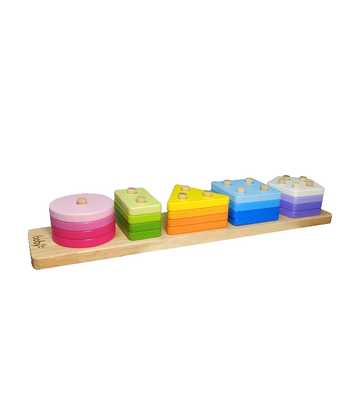 Hand - Made Wooden Educational Toys with a Space - Exploration SimulationWooden Geometric Sorter Hand - Made Wooden Educational Toys with a Space - Exploration SimulationWooden Geometric Sorter