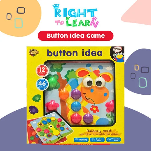 Sustainable Wooden Educational Toys with Counting and Number Recognition ElementsButton Idea Game - Thinking / Observation skills/ Creativity Sustainable Wooden Educational Toys with Counting and Number Recognition ElementsButton Idea Game - Thinking / Observation skills/ Creativity